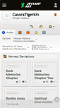 Mobile Screenshot of casoratigerkin.deviantart.com
