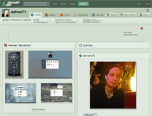 Tablet Screenshot of dafmat71.deviantart.com