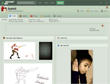 Tablet Screenshot of liyah65.deviantart.com