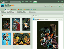 Tablet Screenshot of likwidlead.deviantart.com