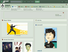 Tablet Screenshot of cmico2.deviantart.com