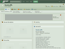 Tablet Screenshot of foxxie-yiffs.deviantart.com