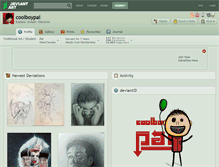Tablet Screenshot of coolboypai.deviantart.com