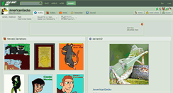 Desktop Screenshot of americangecko.deviantart.com