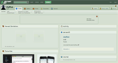 Desktop Screenshot of mythus.deviantart.com