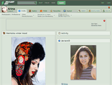 Tablet Screenshot of krima.deviantart.com