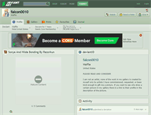 Tablet Screenshot of falcon0010.deviantart.com