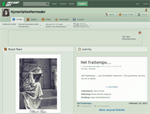 Tablet Screenshot of nymeriavonhermoder.deviantart.com