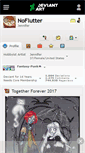Mobile Screenshot of noflutter.deviantart.com