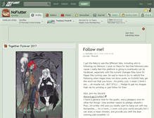 Tablet Screenshot of noflutter.deviantart.com