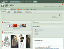 Tablet Screenshot of bishie-harlem.deviantart.com