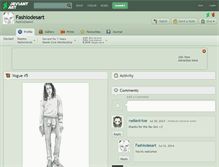 Tablet Screenshot of fashiodesart.deviantart.com