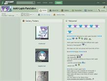 Tablet Screenshot of aoki-lapis-fanclub.deviantart.com