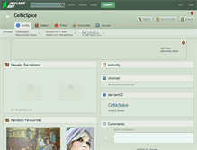 Tablet Screenshot of celticspice.deviantart.com