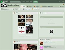 Tablet Screenshot of jimohnnyclub.deviantart.com