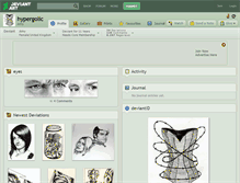 Tablet Screenshot of hypergolic.deviantart.com