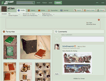 Tablet Screenshot of ell3en.deviantart.com