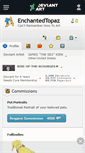 Mobile Screenshot of enchantedtopaz.deviantart.com