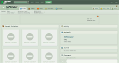Desktop Screenshot of kafomaker.deviantart.com