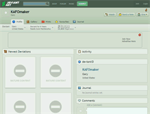 Tablet Screenshot of kafomaker.deviantart.com