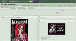 Desktop Screenshot of miss-cherry-martini.deviantart.com