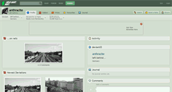 Desktop Screenshot of anthracite.deviantart.com