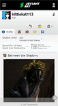 Mobile Screenshot of kittiekat113.deviantart.com