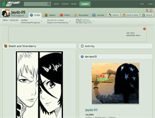 Tablet Screenshot of jaydz-05.deviantart.com