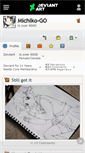 Mobile Screenshot of michiko-go.deviantart.com