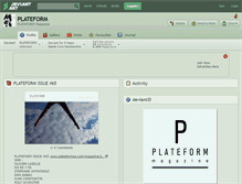 Tablet Screenshot of plateform.deviantart.com