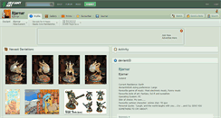 Desktop Screenshot of bjarnar.deviantart.com