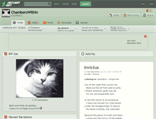 Tablet Screenshot of chamberswithin.deviantart.com