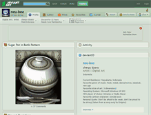 Tablet Screenshot of neu-bee.deviantart.com