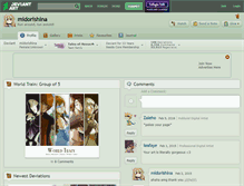 Tablet Screenshot of midorishina.deviantart.com