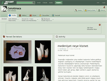 Tablet Screenshot of cematmaca.deviantart.com