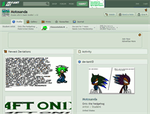 Tablet Screenshot of motosanda.deviantart.com