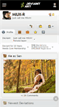 Mobile Screenshot of miux-r.deviantart.com