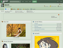 Tablet Screenshot of miux-r.deviantart.com