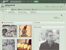 Tablet Screenshot of joshua-jarrott.deviantart.com