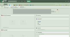 Desktop Screenshot of mitash.deviantart.com