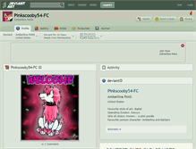 Tablet Screenshot of pinkscooby54-fc.deviantart.com