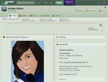 Tablet Screenshot of mirako-hikaru.deviantart.com