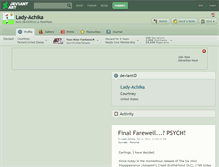 Tablet Screenshot of lady-achika.deviantart.com