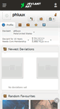 Mobile Screenshot of phluux.deviantart.com