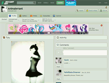 Tablet Screenshot of animalerrant.deviantart.com