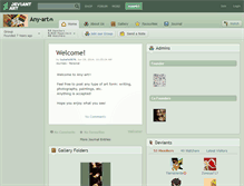 Tablet Screenshot of any-art.deviantart.com