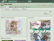 Tablet Screenshot of glitter-garage.deviantart.com