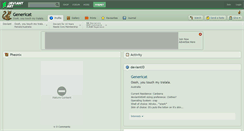 Desktop Screenshot of genericat.deviantart.com