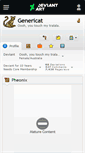 Mobile Screenshot of genericat.deviantart.com