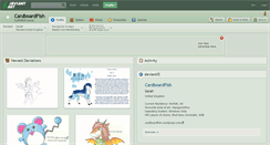 Desktop Screenshot of cardboardfish.deviantart.com